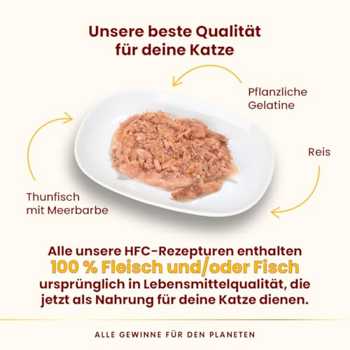 Almo Nature HFC Jelly Nassfutter Thunfisch Rotbarbe 70g 24er