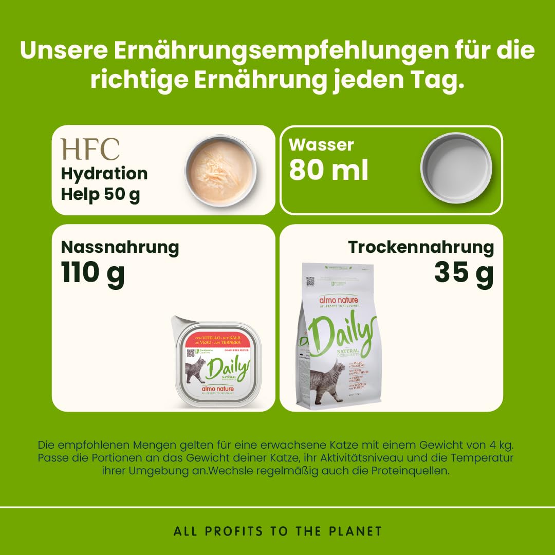 Almo Nature Daily Kalb Nassfutter 32x100g getreidefrei Paté