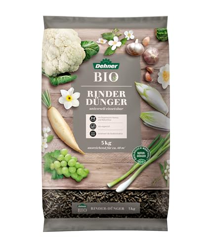 Dehner Bio Rindervolldünger Pellets 5 kg organisch