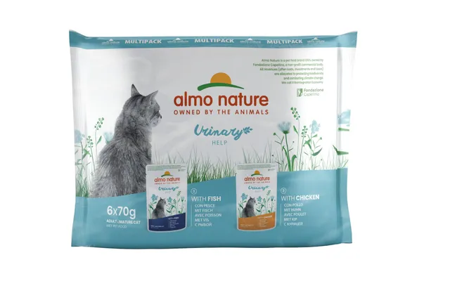 Almo Nature Urinary Help Nassfutter Huhn Fisch 6x70g urinary