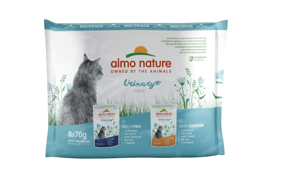 Almo Nature Urinary Help Nassfutter Huhn Fisch 6x70g urinary