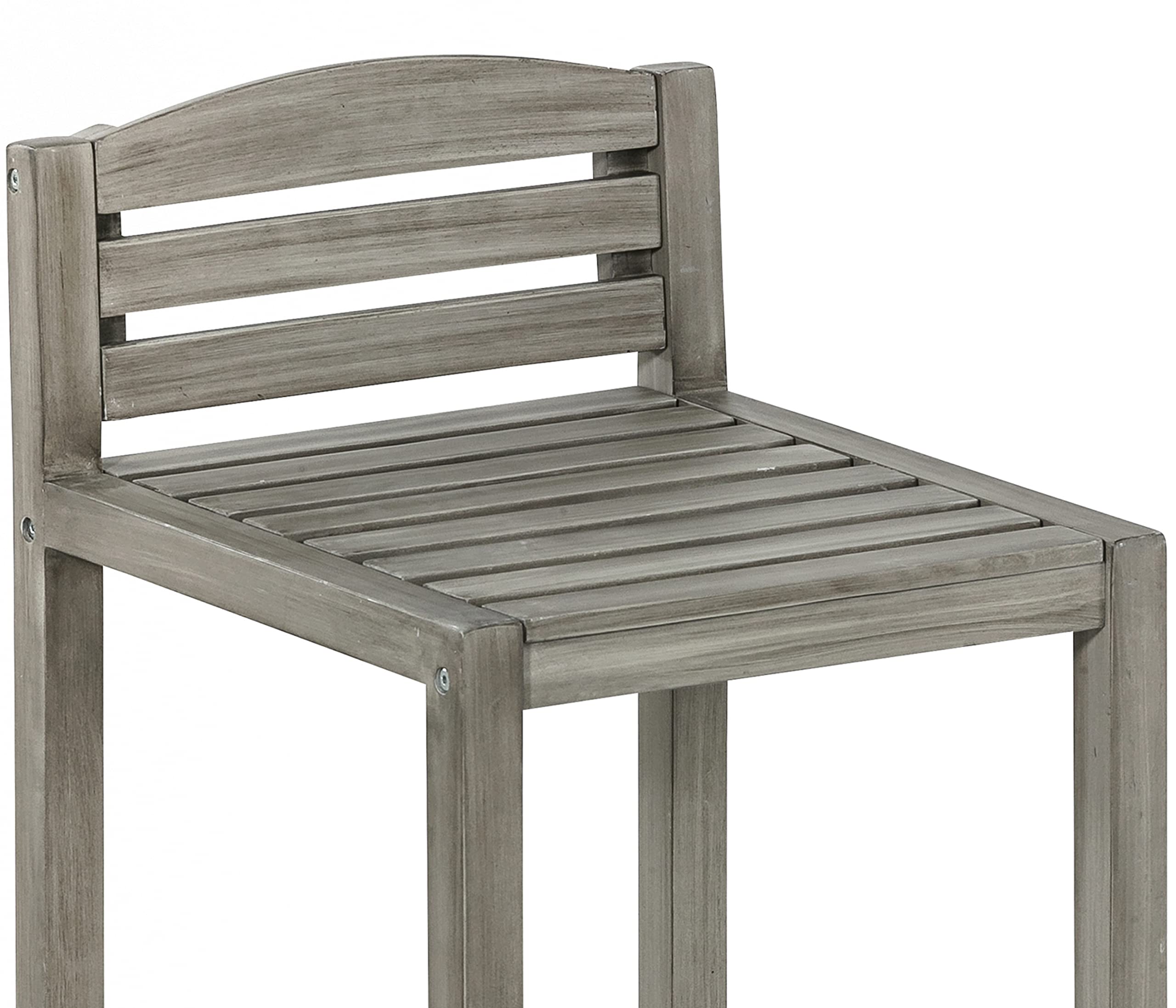 Dehner Southhampton Barhocker Akazienholz grau 93cm