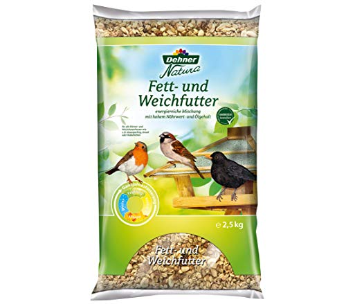 Dehner Natura Wildvogelfutter Fett- und Weichfutter 5x2,5kg energiereich