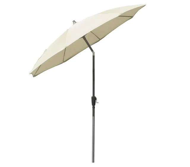 Dehner Premium Lovely Paros Sonnenschirm Ø 2,5 m creme UV80+