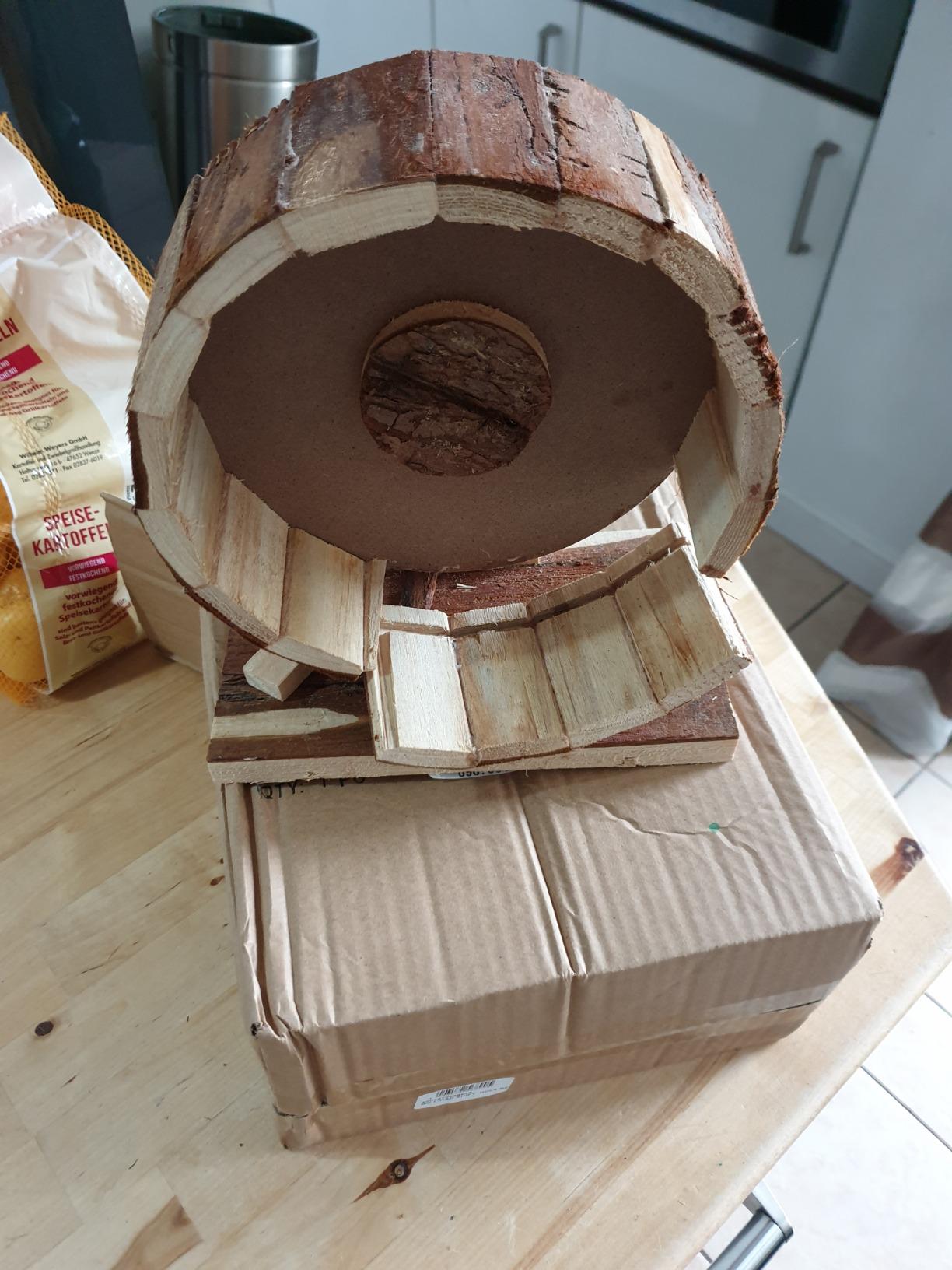Dehner Holzlaufrad Shift Nagerlaufrad 29x14x31 cm