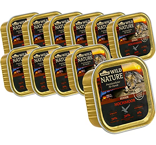 Dehner Wild Nature Hochmoor Nassfutter Ente 11x150g