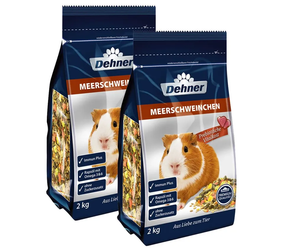 Dehner Premium Meerschweinchenfutter Vitalkost 4kg prebiotisch