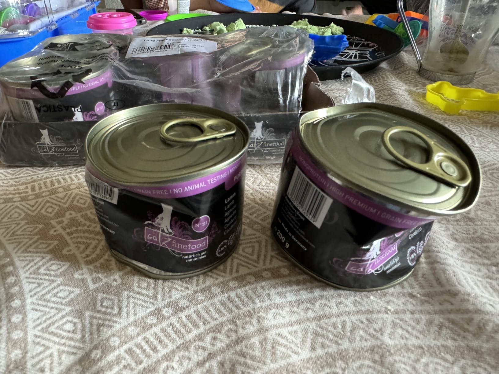 catz finefood Purrrr N°111 Nassfutter Lamm 6x800g getreidefrei
