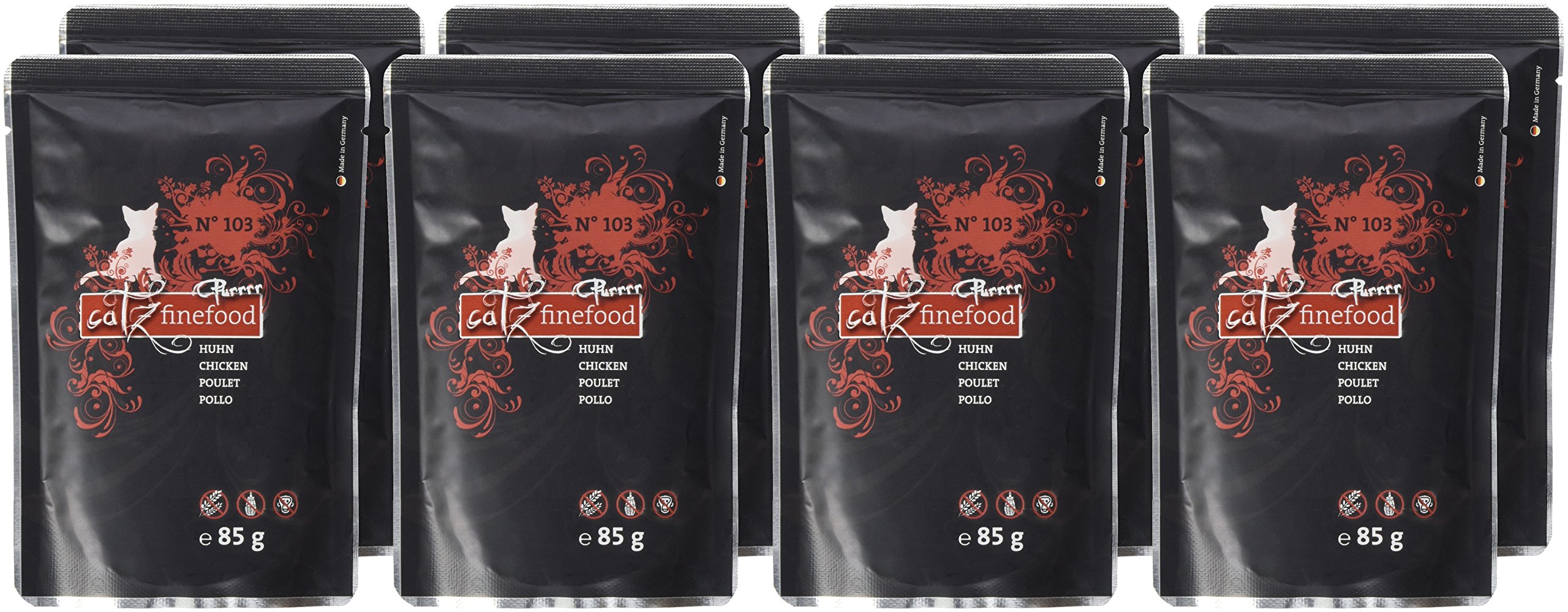 catz finefood Purrrr N° 103 Nassfutter Huhn 8x85g getreidefrei