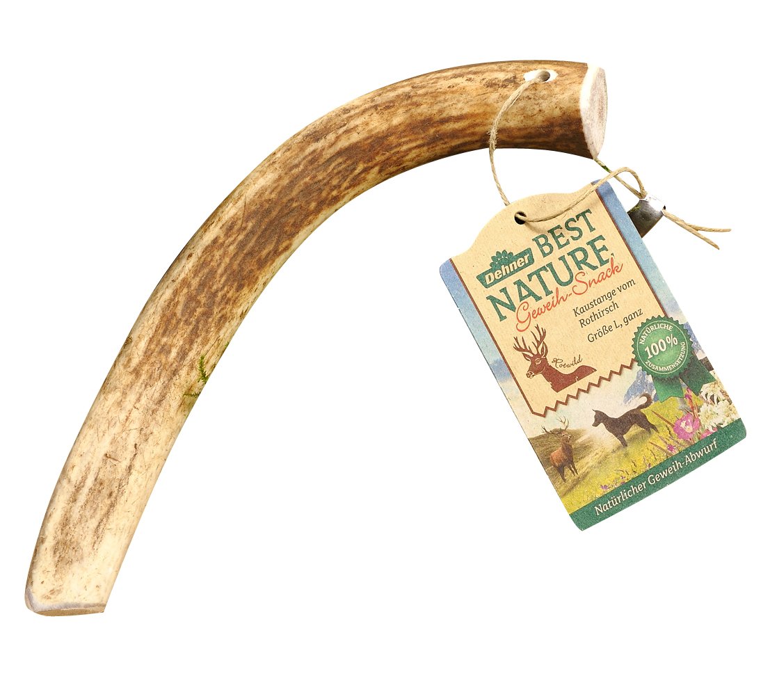 Dehner Best Nature Hundesnack Rothirsch-Geweih L 160 g