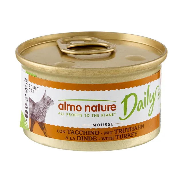 Almo Nature Daily Mousse Truthahn Nassfutter 24x85 g