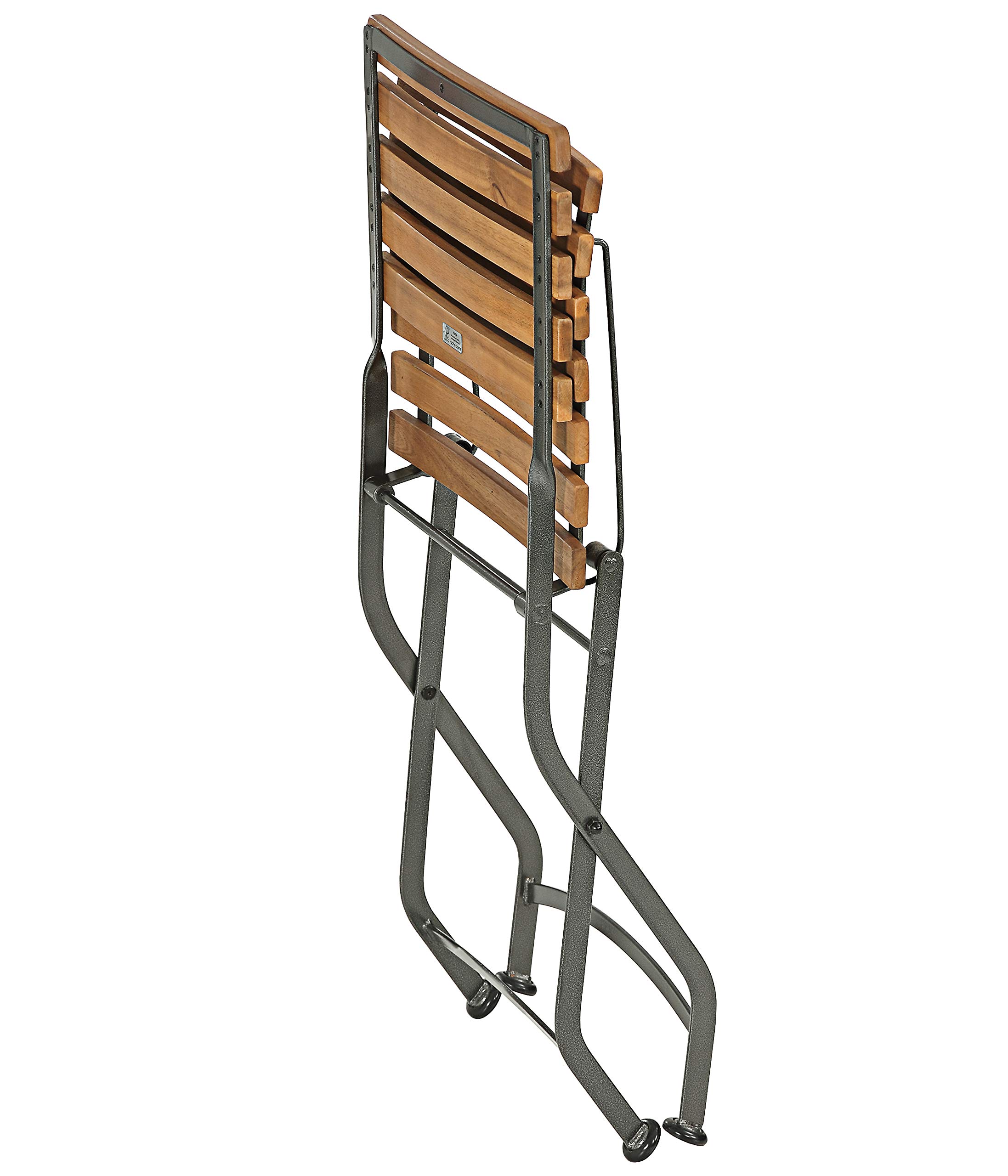 Dehner Tegernsee Klappstuhl Gartenstuhl Akazie braun grau