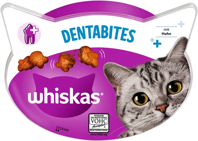Whiskas Dentabites Zahnsnack Huhn 8x40g zahnsteinhemmend