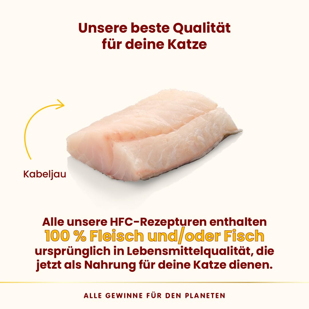 Almo Nature HFC Complete Sterilised Nassfutter Kabeljau 17x85g