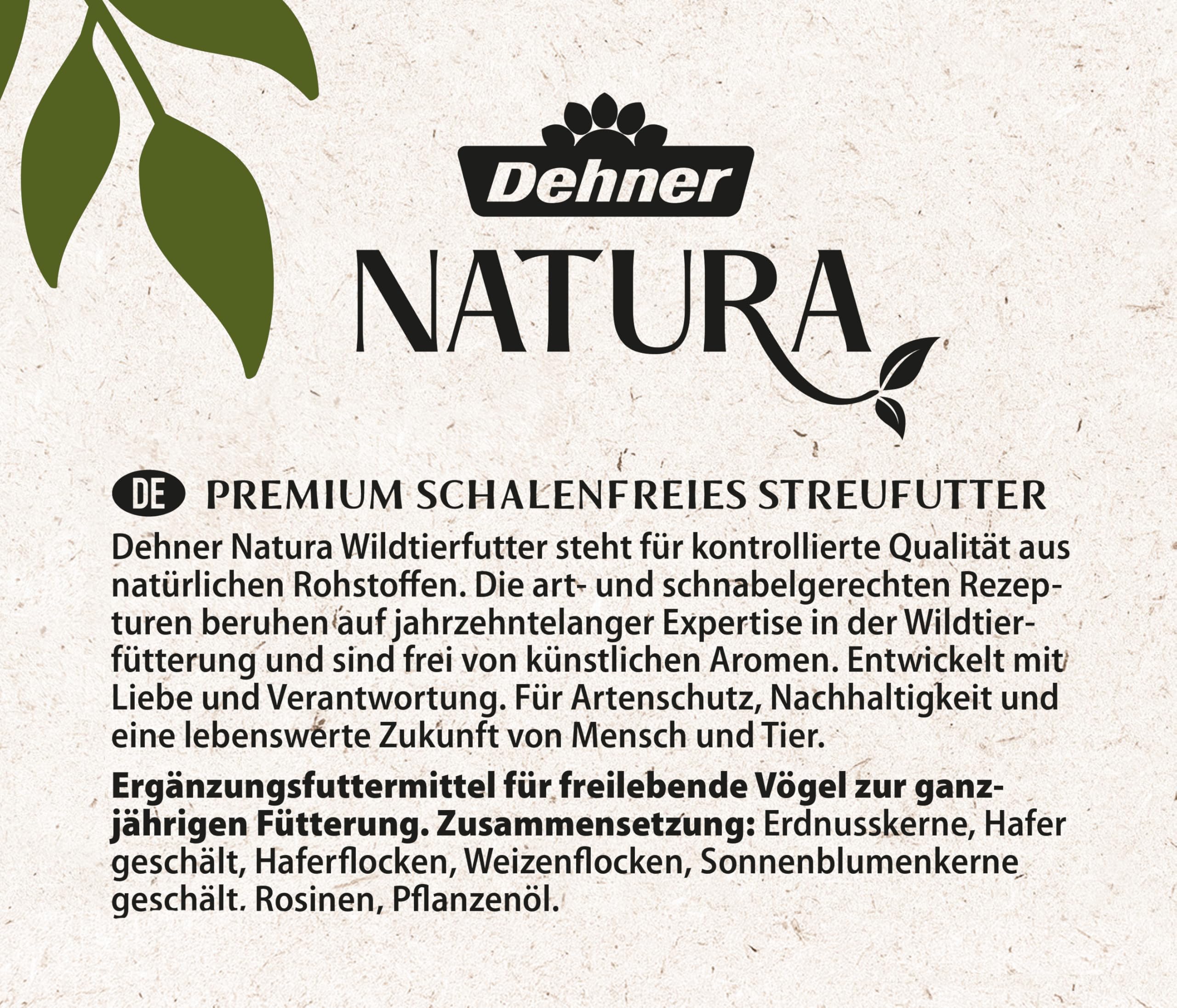 Dehner Natura Streufutter Wildvögel 3,6kg schalenfrei Erdnuss