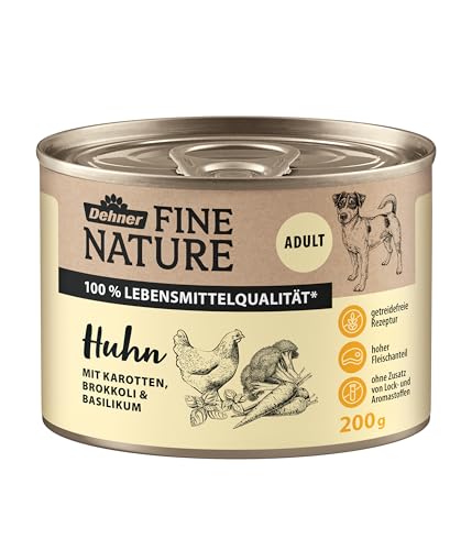 Dehner Fine Nature Huhn Nassfutter 6x200 g getreidefrei
