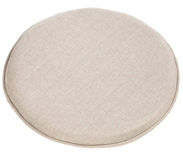 Dehner Lio Sitzkissen rund Ø 40 cm beige Polyester