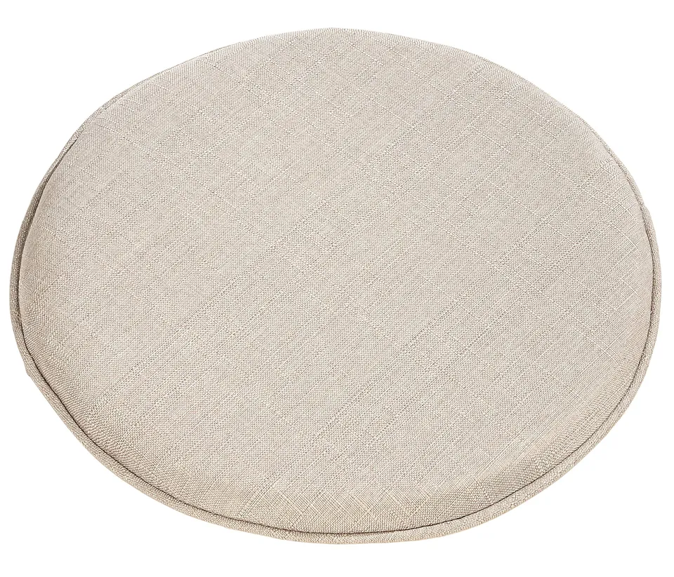 Dehner Lio Sitzkissen rund Ø 40 cm beige Polyester