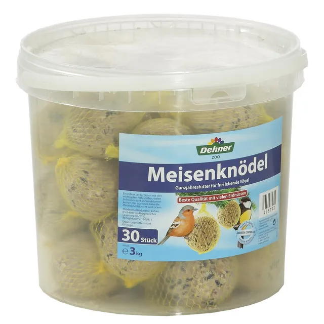 Dehner Premium Lovely Meisenknödel 30 Stück Insekten 3kg