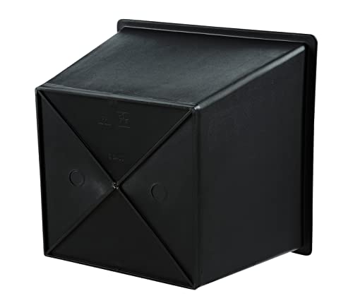 Dehner Universal-Pflanztopf schwarz 30x26x26cm eckig