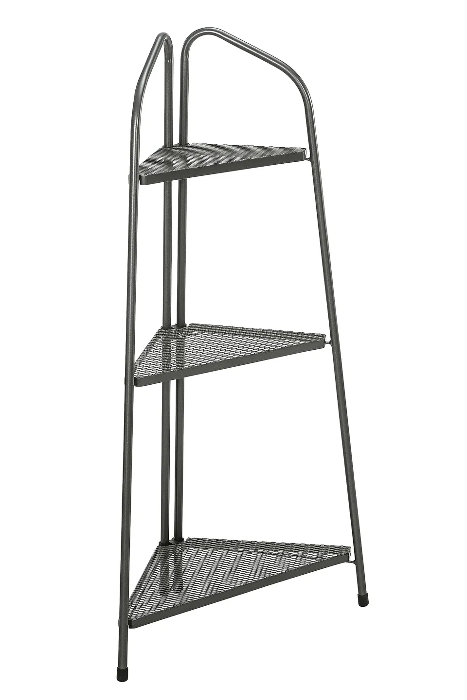 Dehner Savoy Eckregal Metall dunkelgrau 127cm