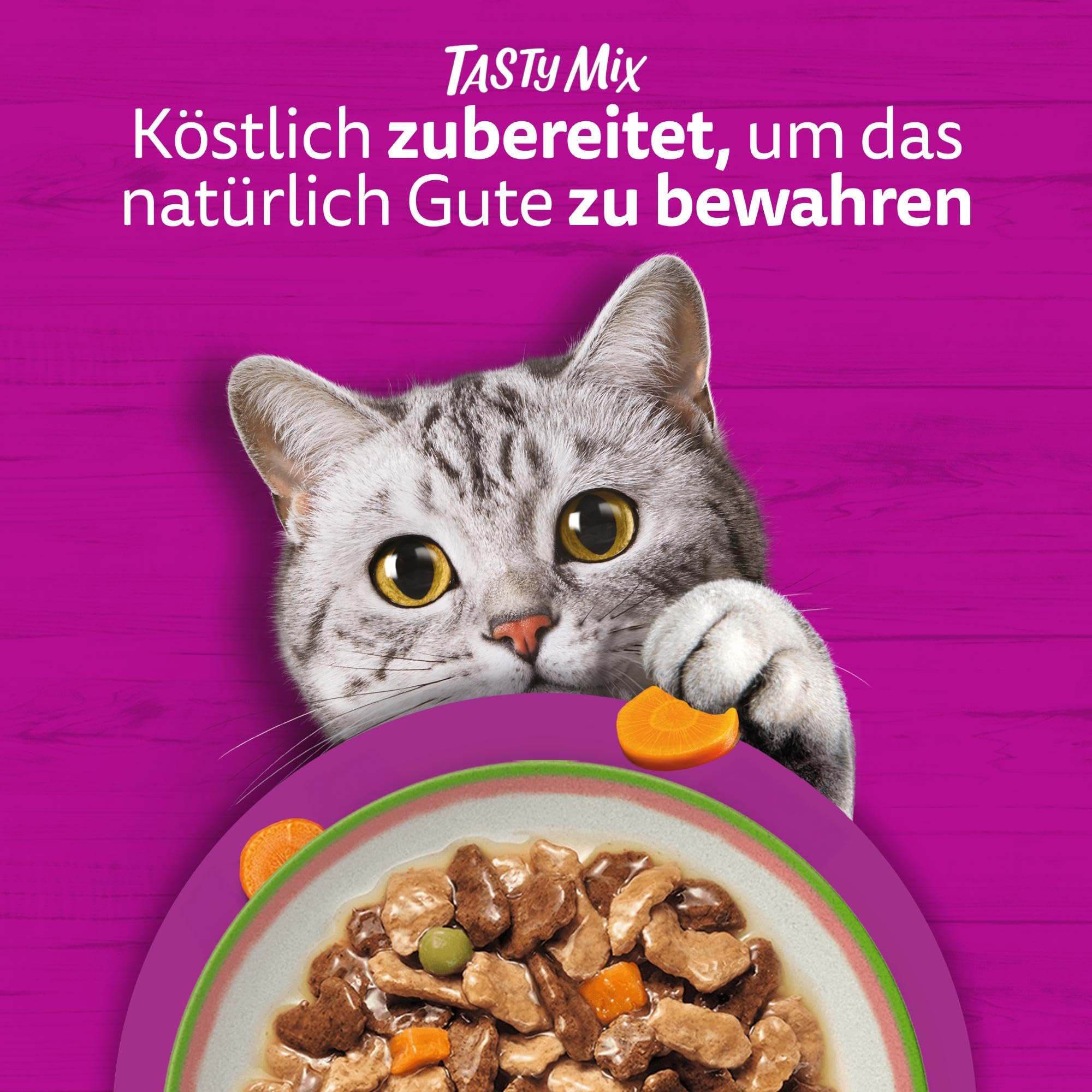 Whiskas Tasty Mix Nassfutter Chef's Choice 40x85g Sauce