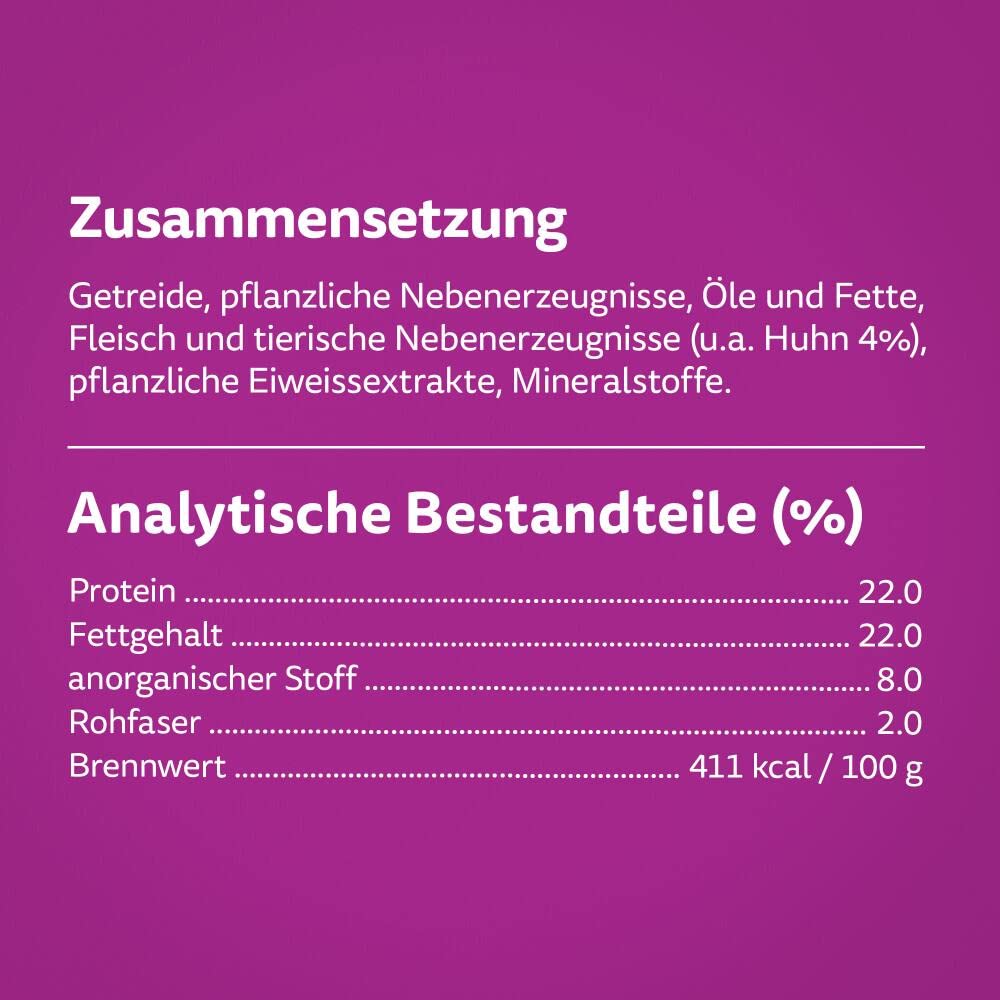 Whiskas Vitamin E-xtra Katzensnack Huhn 8x50g mit Vitamin