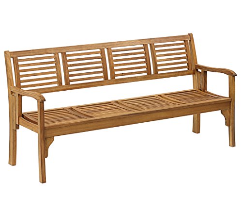 Dehner Klappbank Douglas Gartenbank Natur 180 cm 4 Personen
