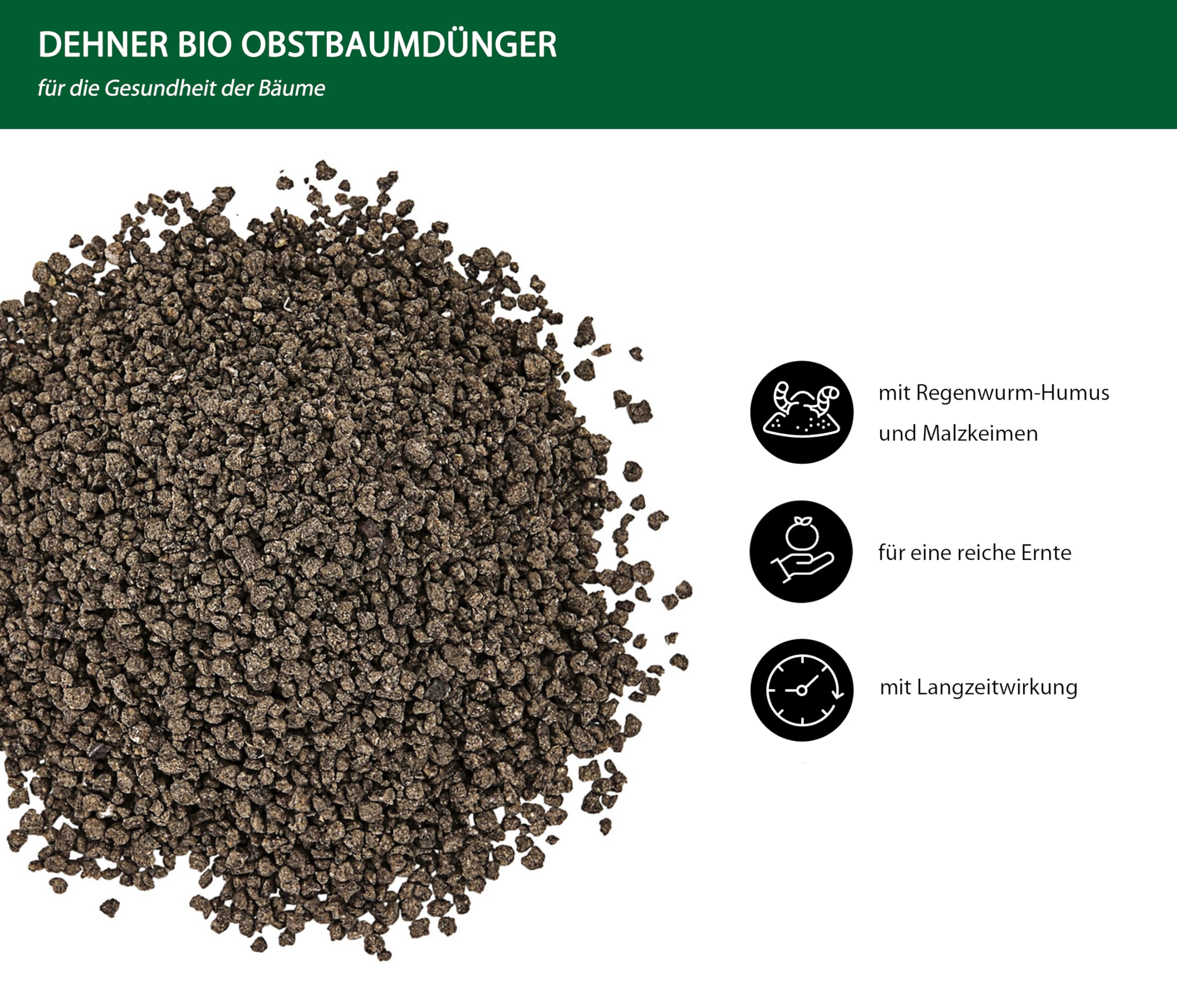 Dehner Premium Lovely Bio Obstbaumdünger 1,5kg organisch