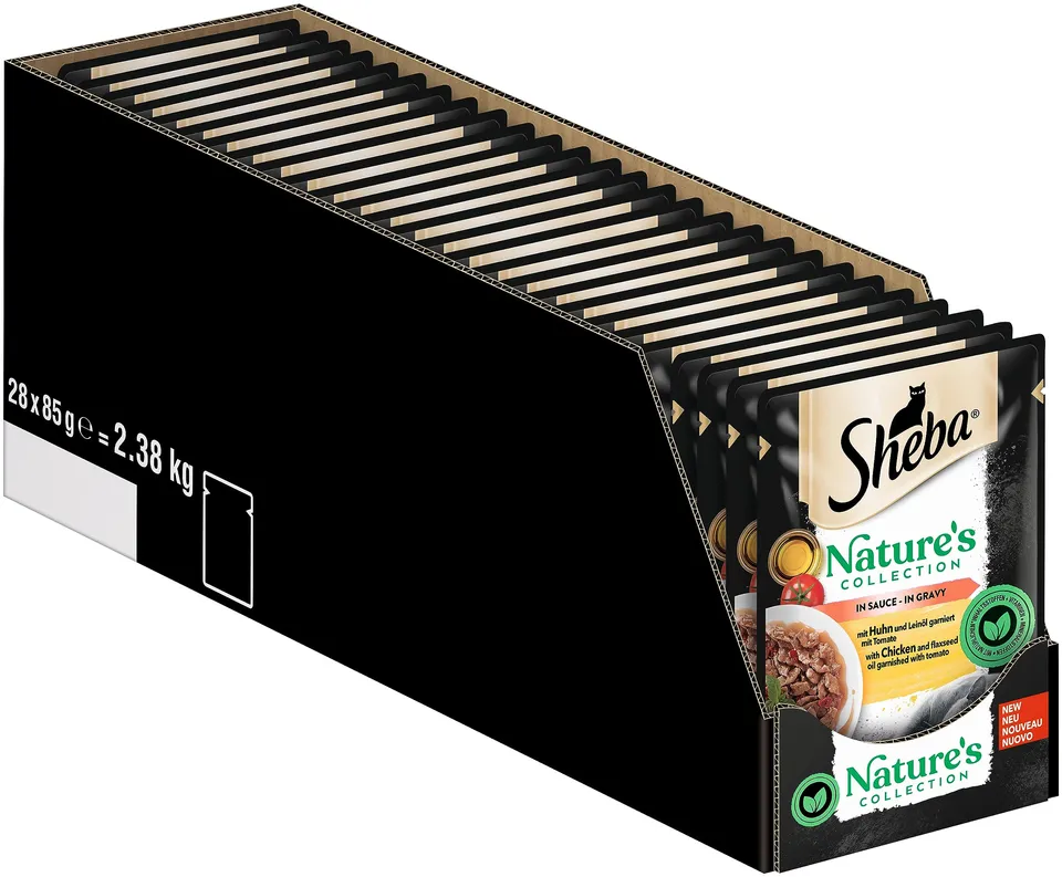 Sheba Nature's Collection Nassfutter Huhn 28x85g Sauce natürlich