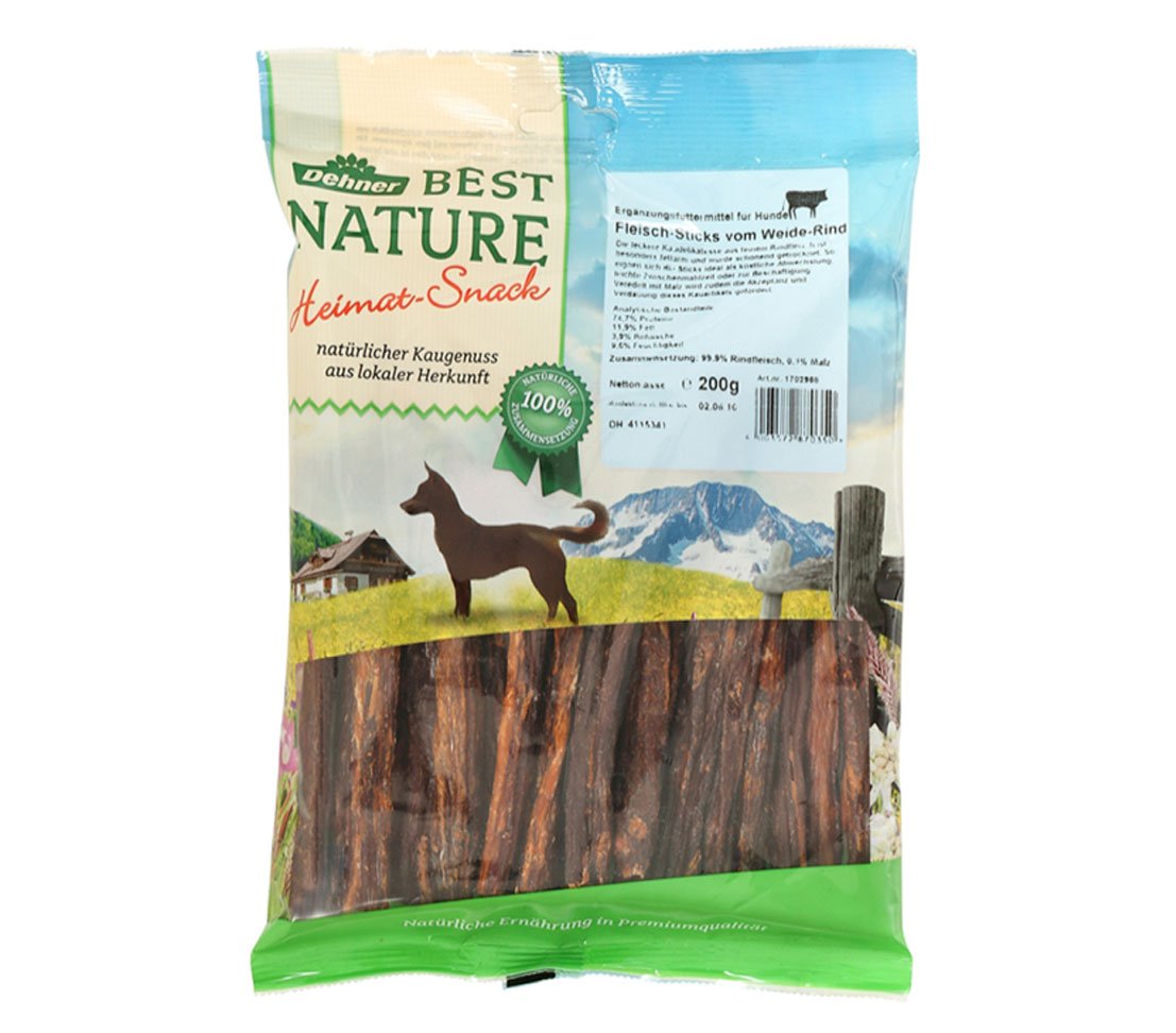 Dehner Best Nature Rindereuter Snack 200g proteinreich