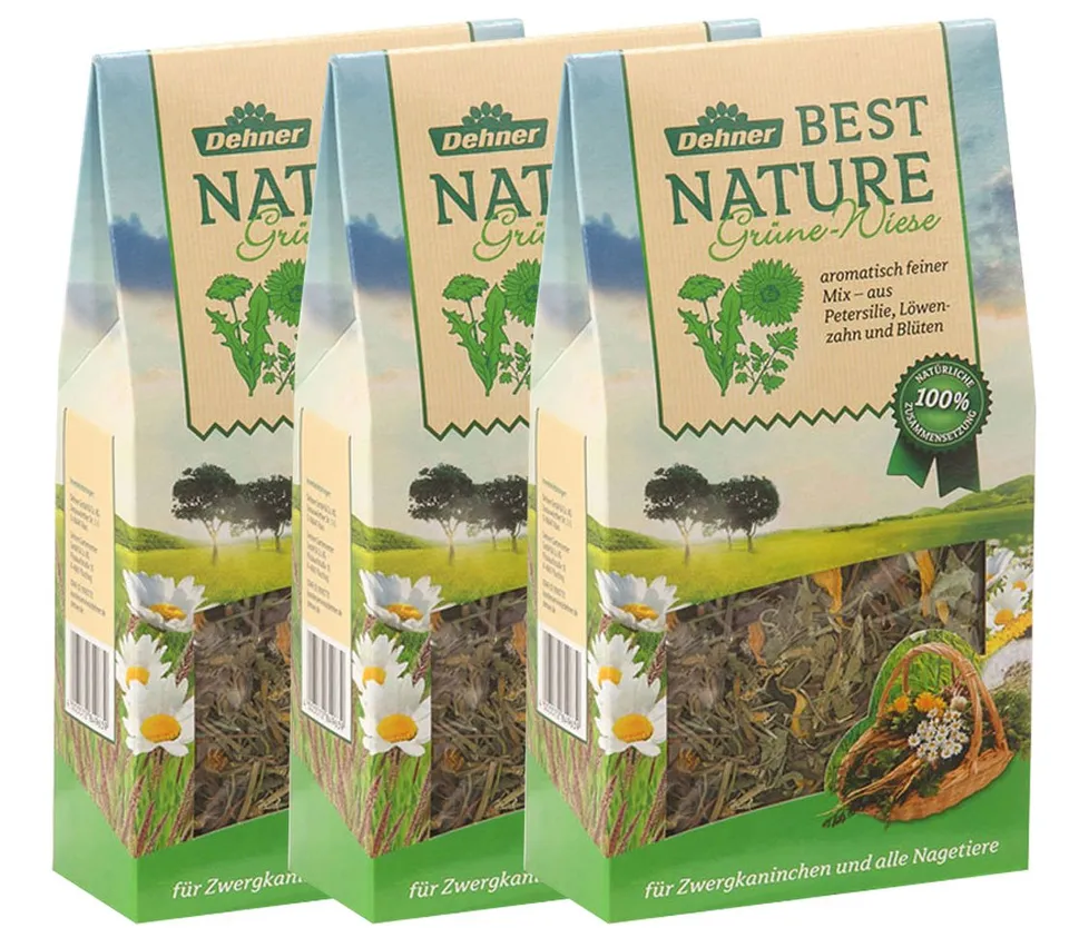 Dehner Best Nature Nagersnack Grüne Wiese 3x75 g