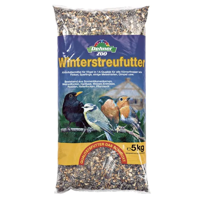 Dehner Winterstreufutter Gartenvögel 5kg schalenfrei
