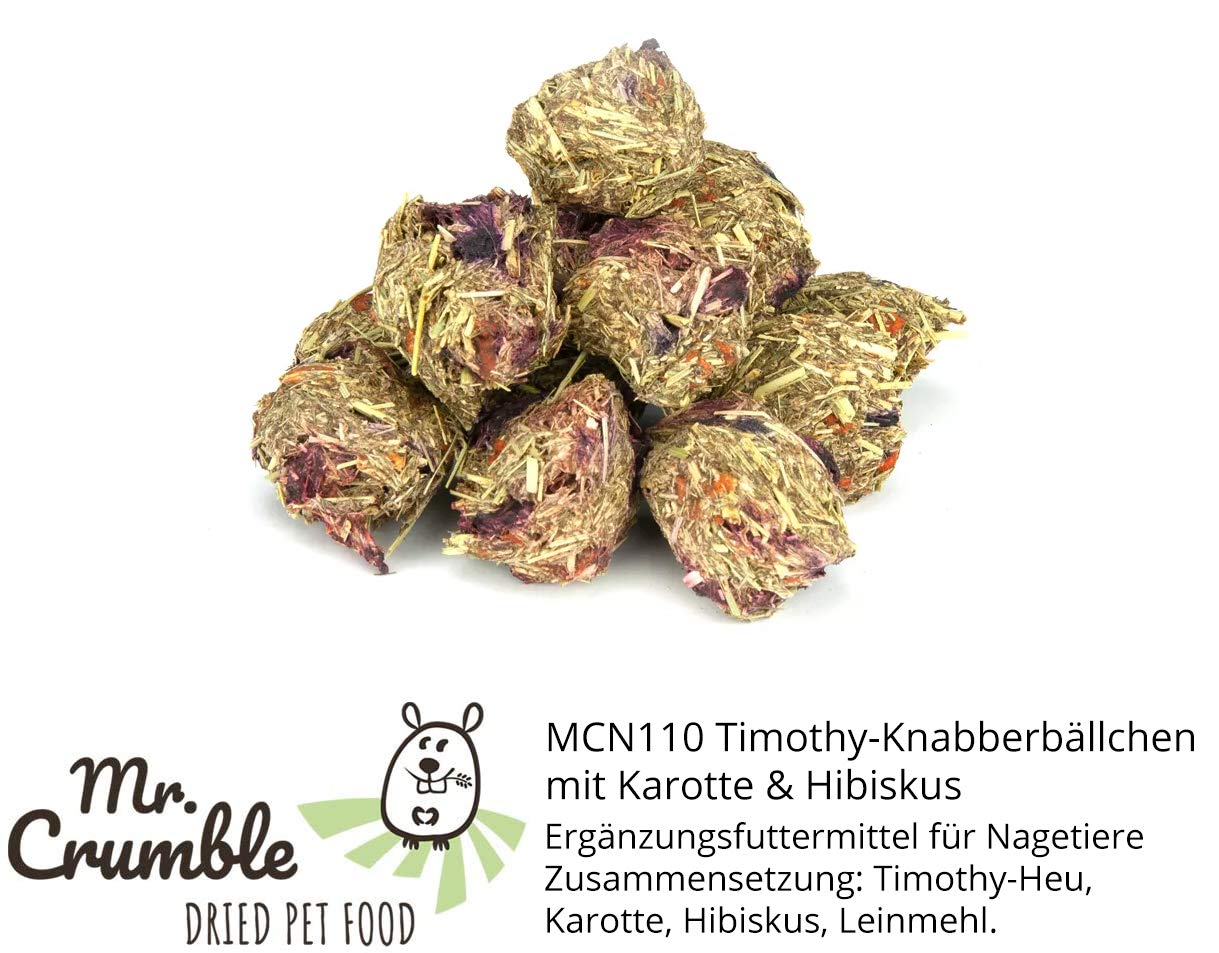 Mr. Crumble Knabberbällchen Heu Snack 6x60g Getreidefrei