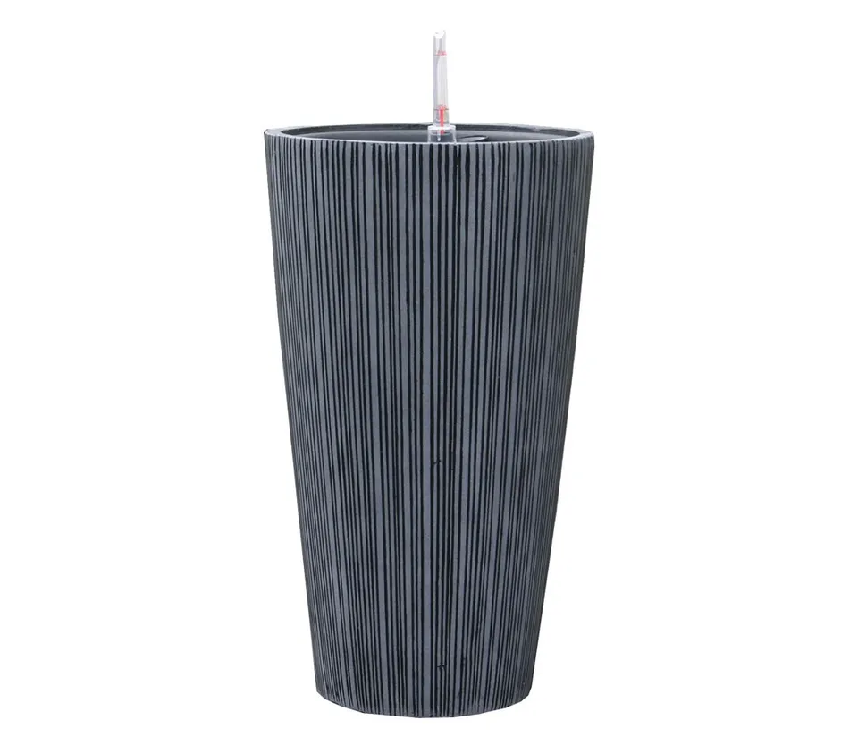 Dehner Living Pflanztopf Bewässerung Ø30 cm anthrazit