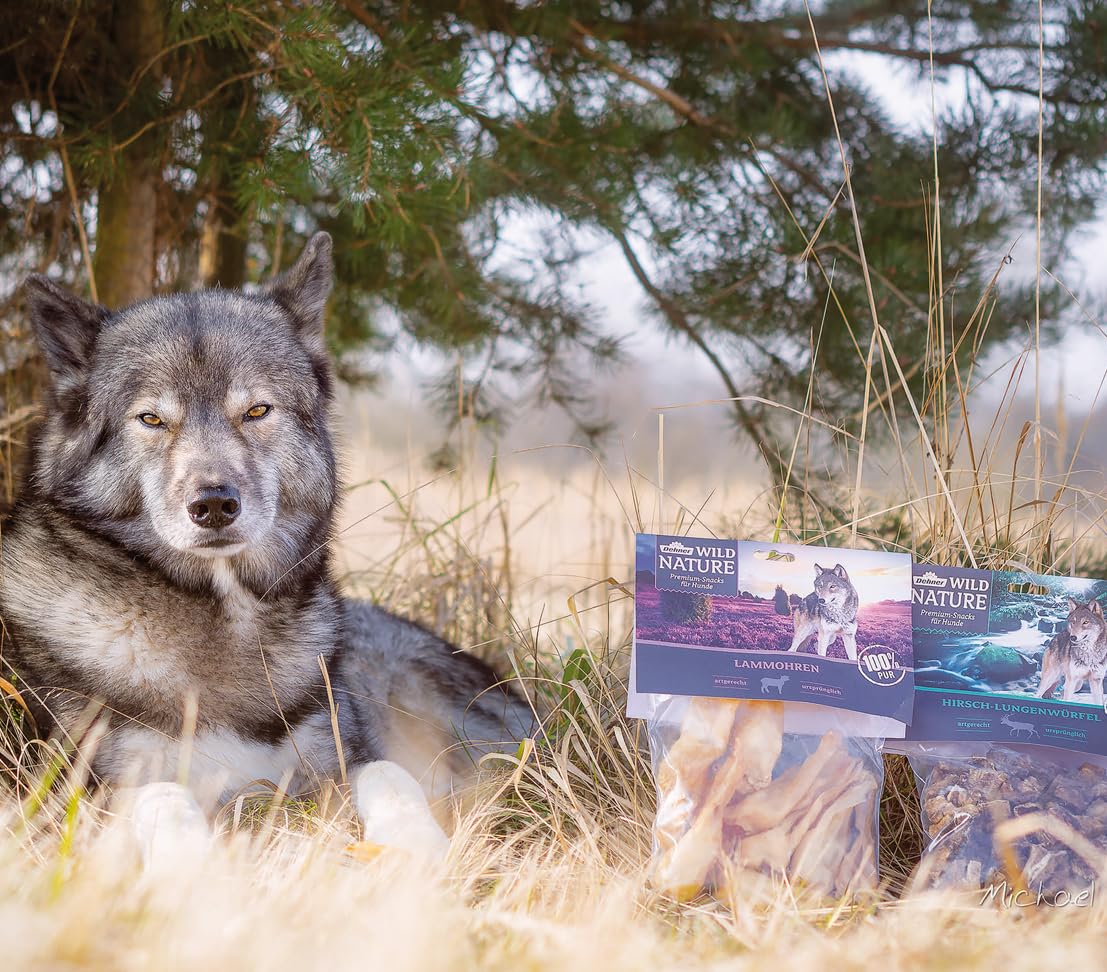 Dehner Wild Nature Hundesnack Hirsch-Lunge 200g