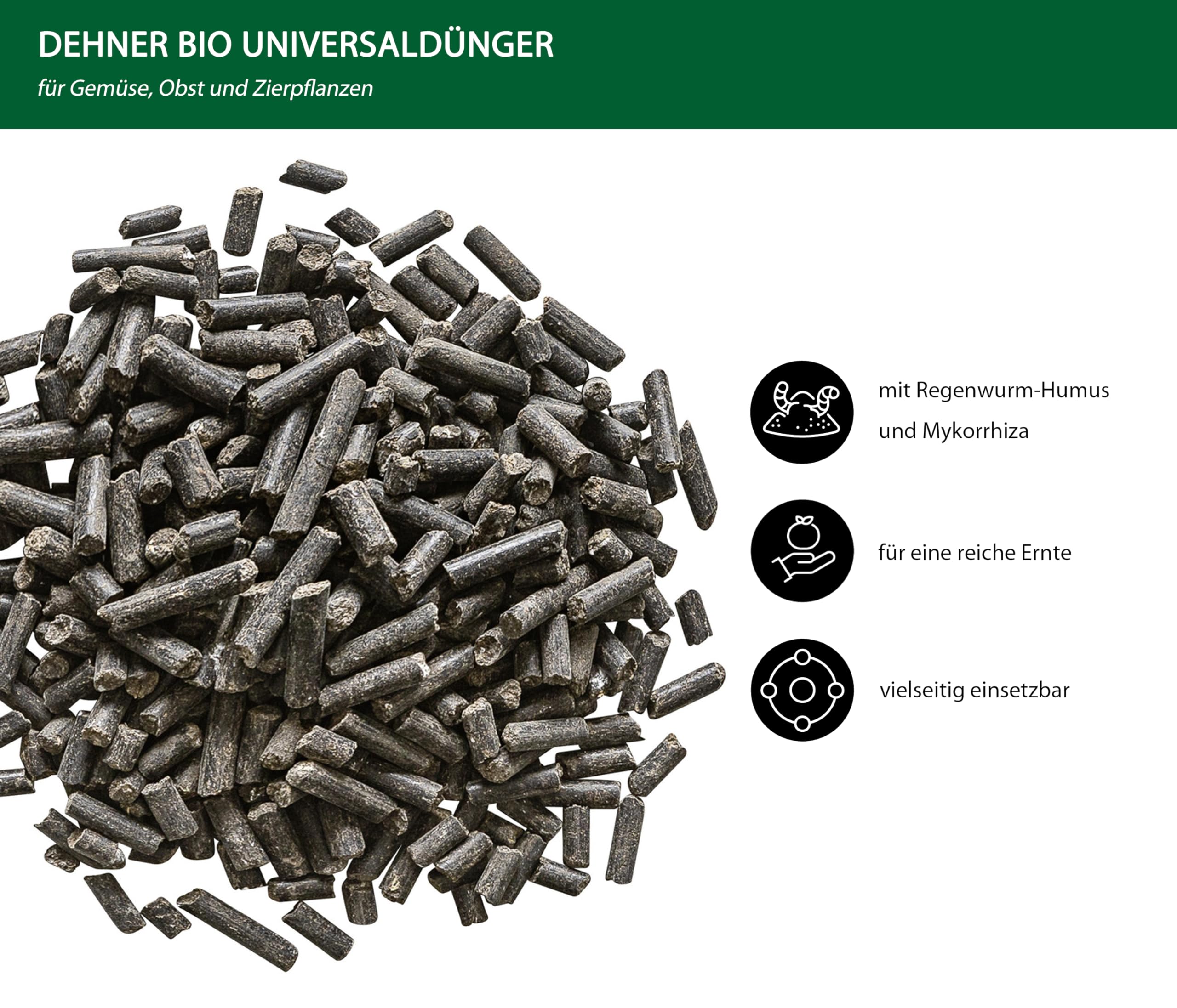 Dehner Bio Universaldünger Humusdünger 1,5kg organisch