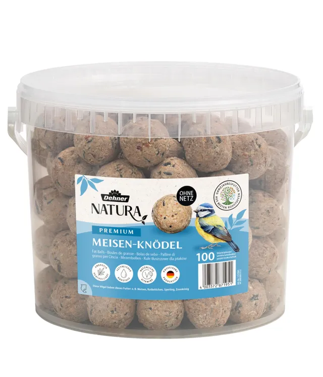 Dehner Natura Meisenknödel ohne Netz Wildvogelfutter 100x90 g