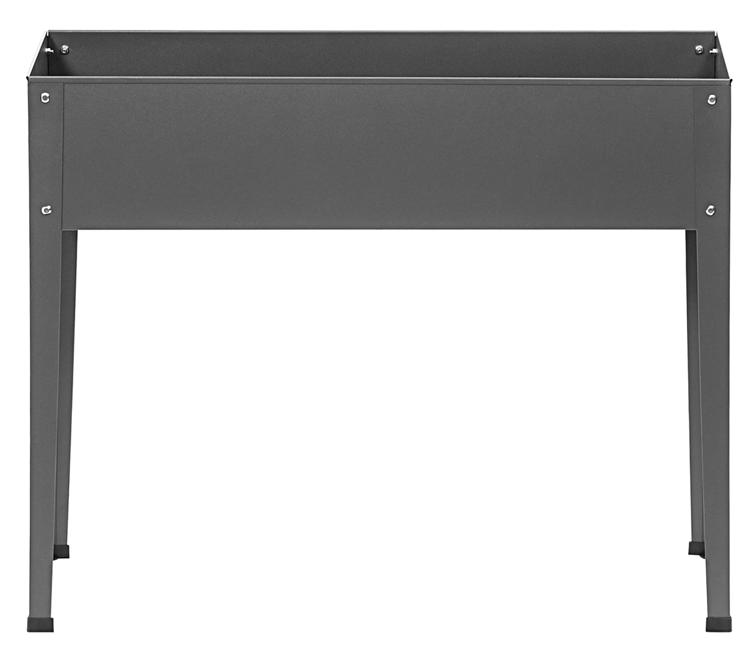 Dehner Premium Lovely Münster Hochbeet Stahl grau 100cm