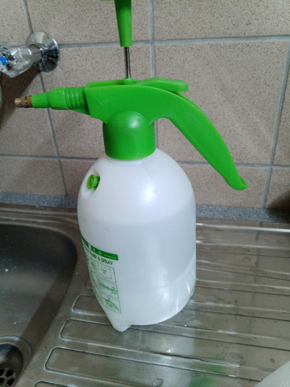 Dehner Handdrucksprüher 2l Metalldüse Pflanzenschutz