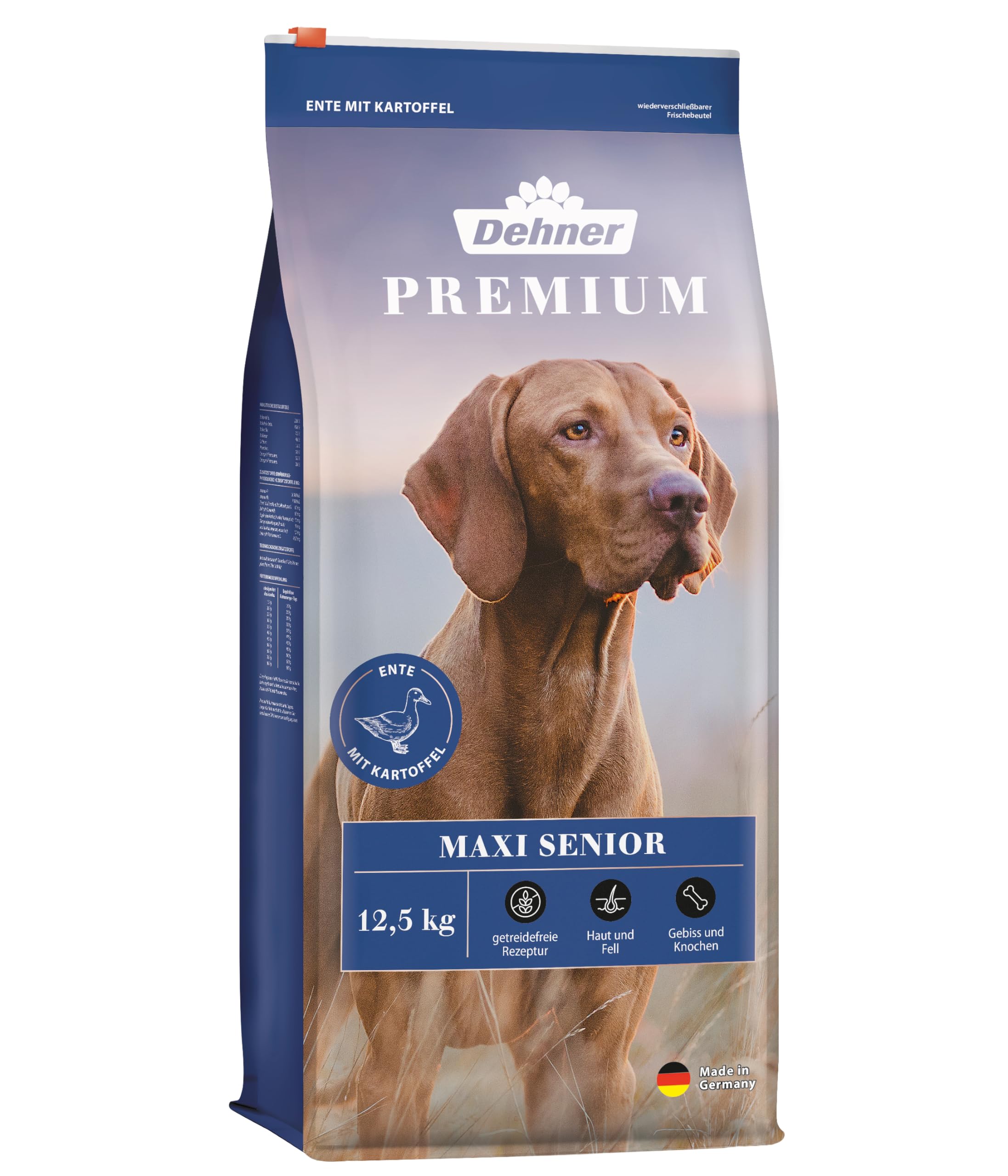 Dehner Premium Maxi Adult Trockenfutter Seefisch Lamm 12,5 kg
