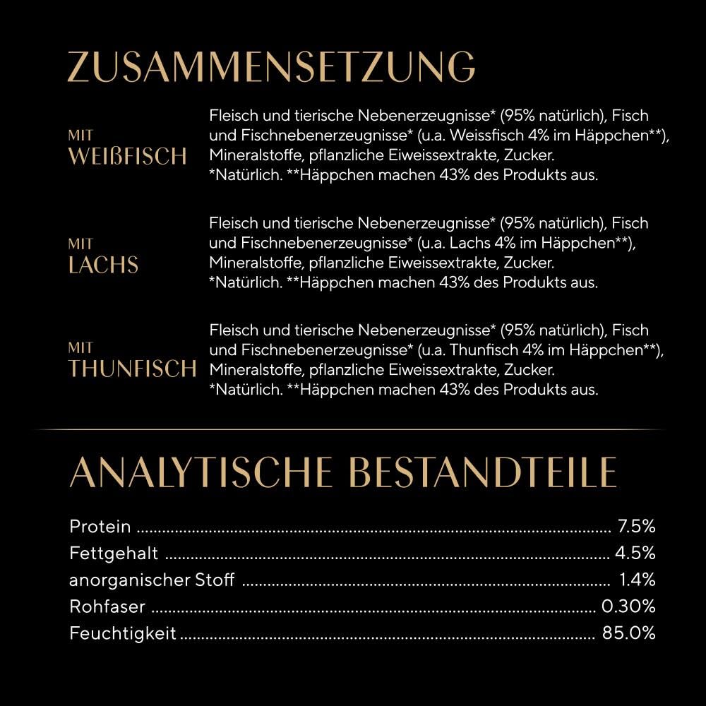 Sheba Fresh Fine Thunfisch Lachs Nassfutter 36x50g Gelee