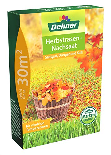 Dehner Premium Lovely Herbstrasen-Nachsaat 3-in-1 1kg für 30qm