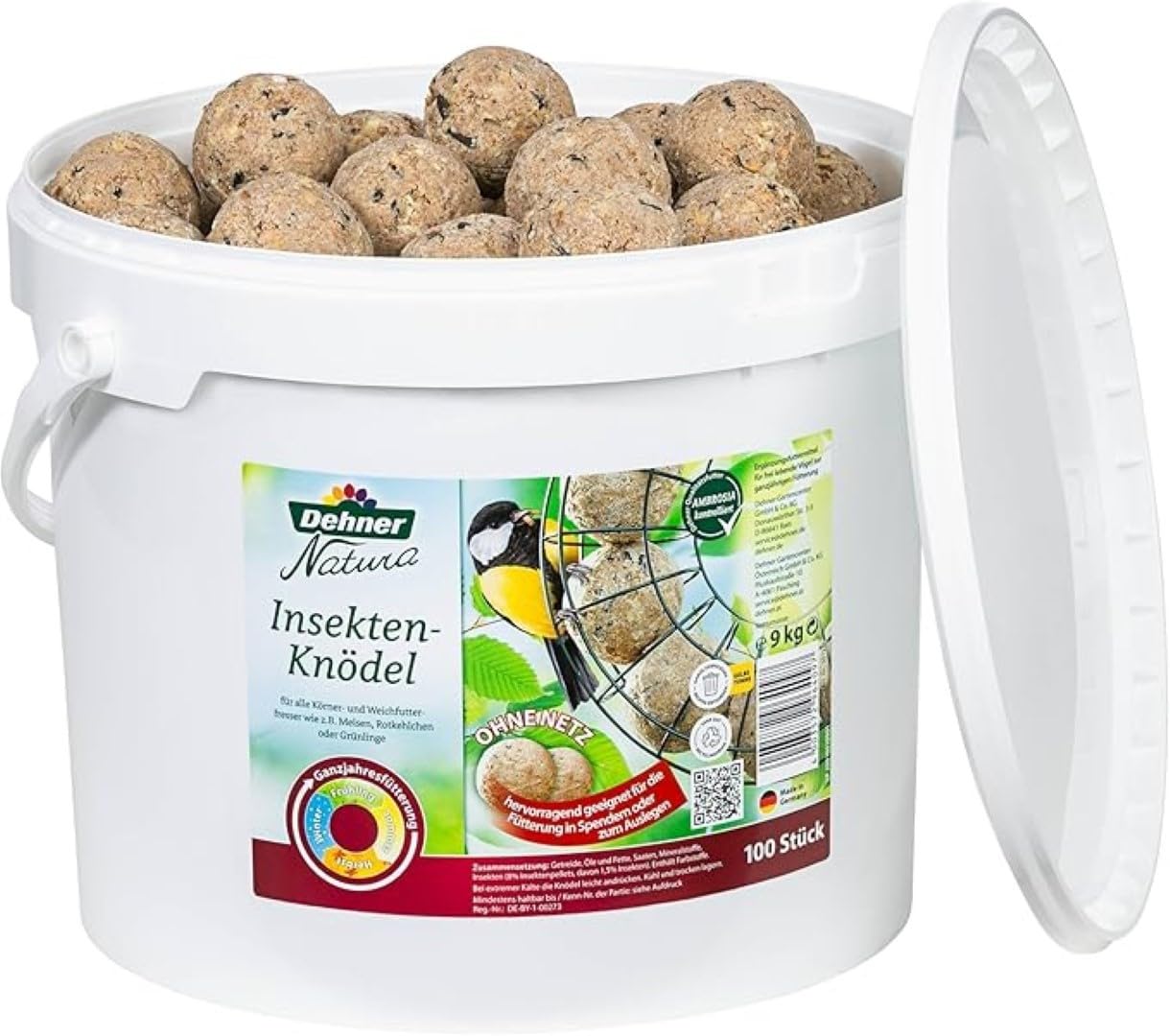 Dehner Natura Meisenknödel o. Netz Insekten 100x90g