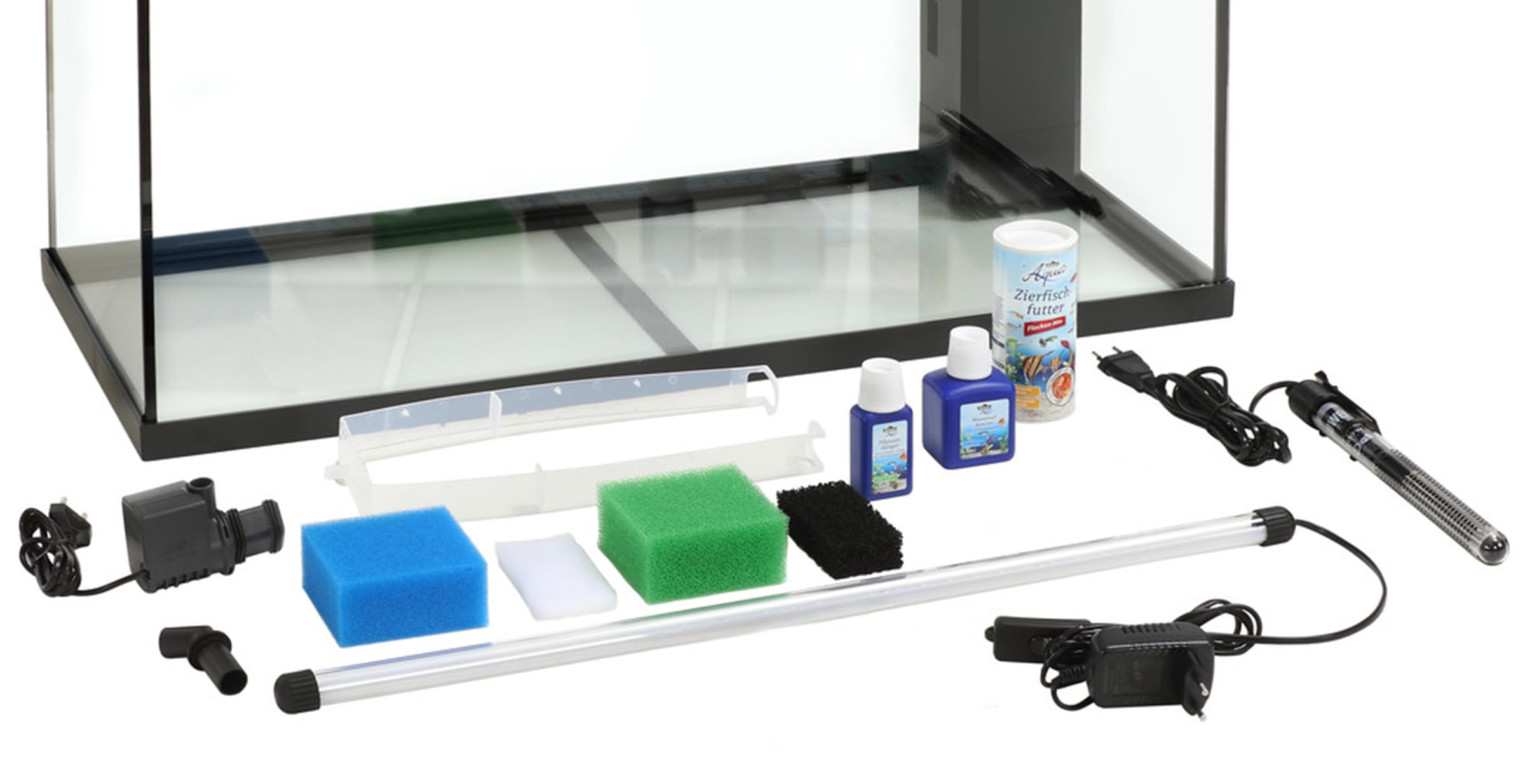 Dehner Aqua Start 80 Aquarium Starterset 110 L LED Komplett