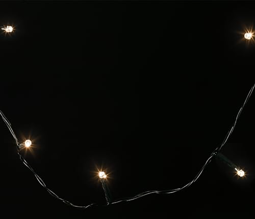 Dehner LED-Lichterkette 790 cm warmweiß Batterie