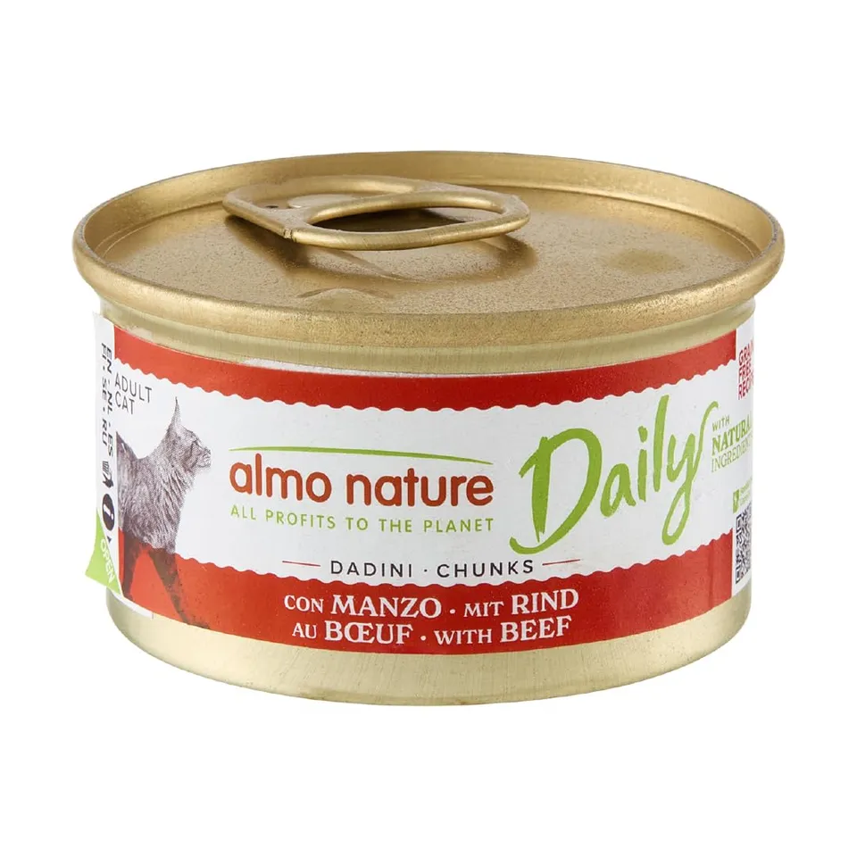 Almo Nature Daily Rind Nassfutter Katze 24x85g getreidefrei