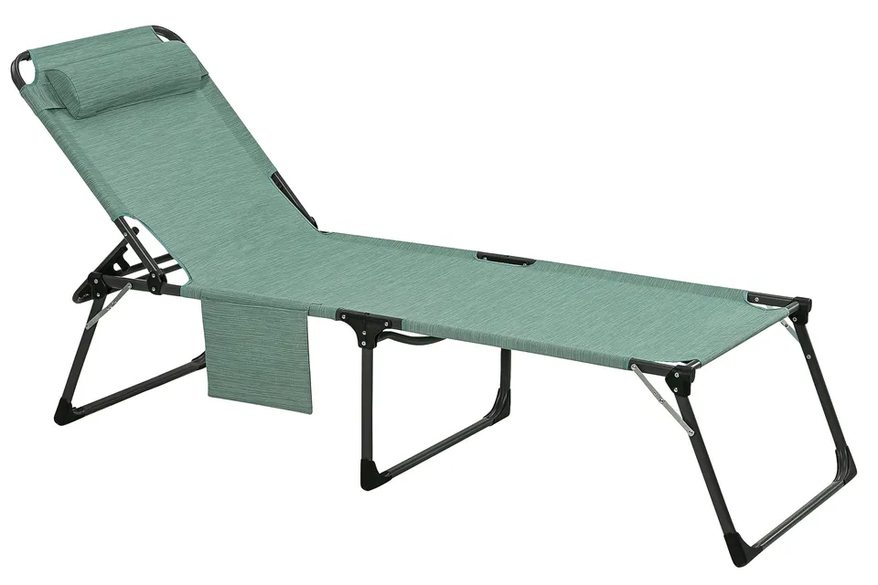 Dehner Premium Lovely Mallorca Gartenliege grün Textilene