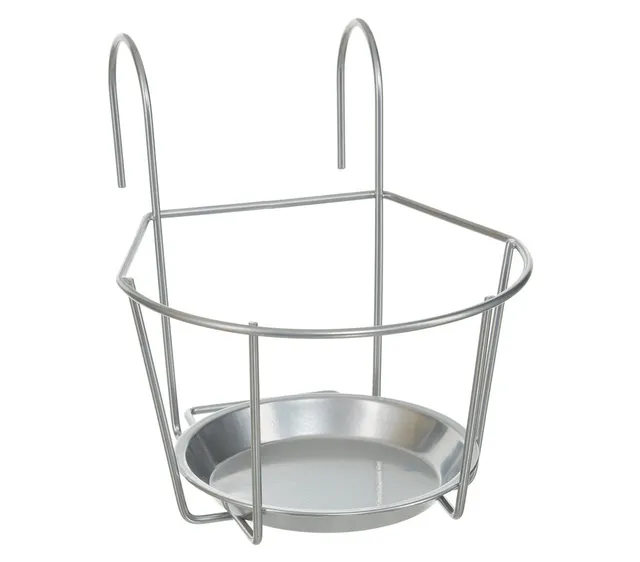 Dehner Premium Lovely Banbury Blumentopfhalter Metall silber