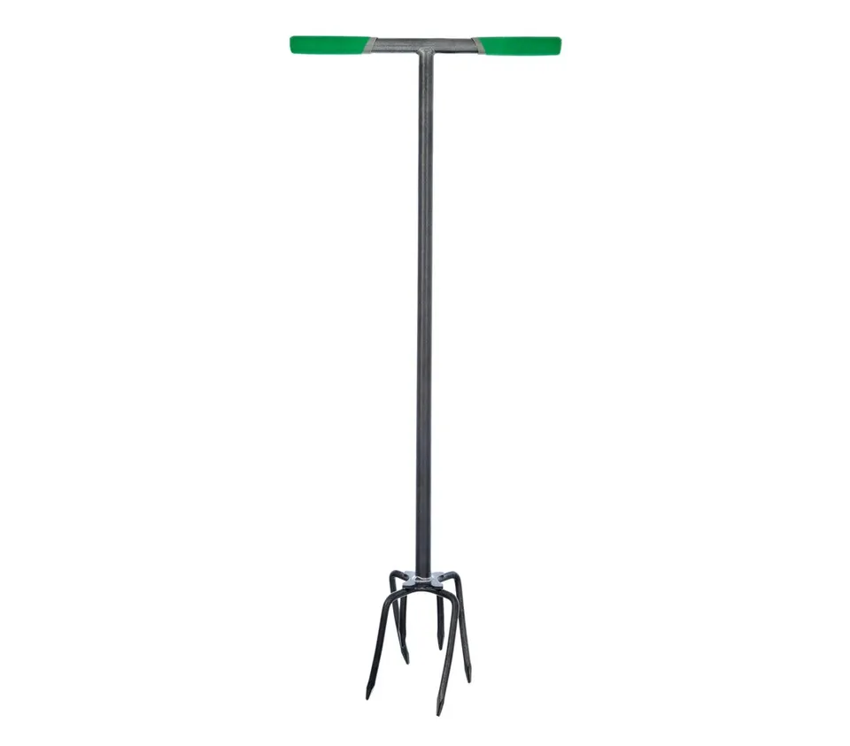 Dehner Gartenkralle Stahl 90cm Bodenlockerer grau grün